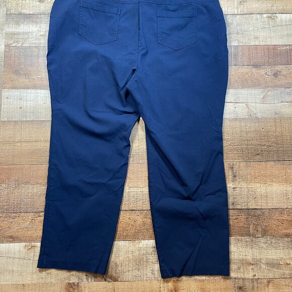 JM Collection Navy Dress Pants size 26W - Picture 2 of 4